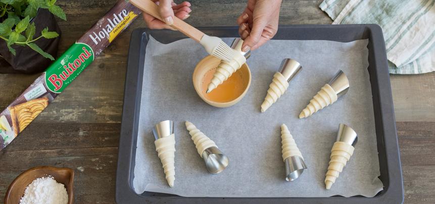 Caracolas de crema irlandesa