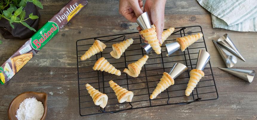 Caracolas de crema irlandesa