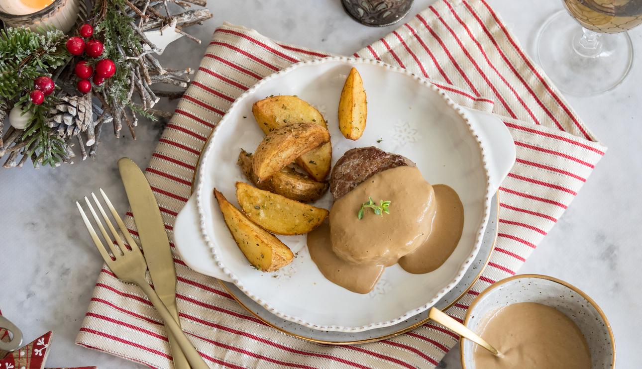 Solomillo con salsa de Foie