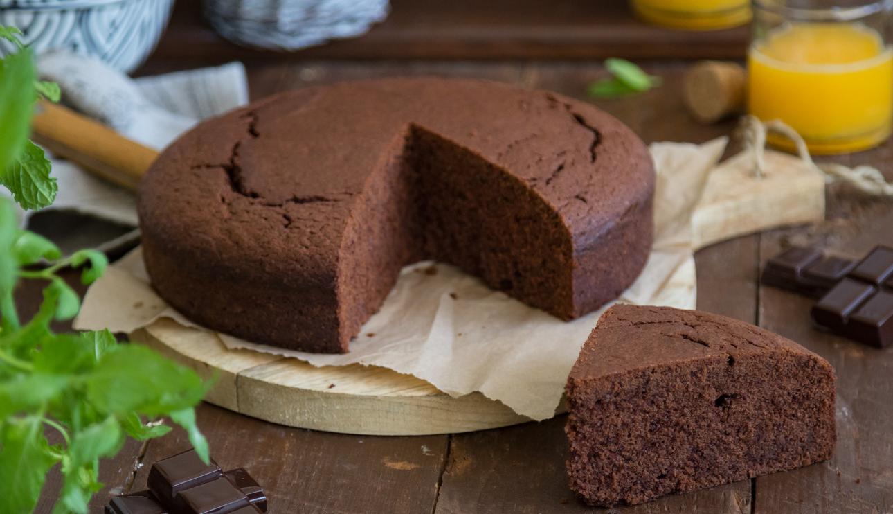 Bizcocho de yogur y chocolate