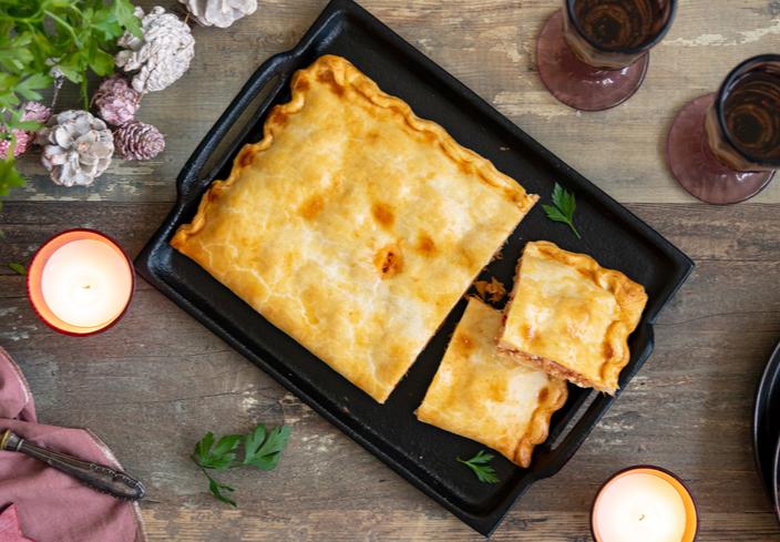 Empanada de atún y gambas