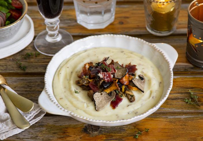 Parmentier de patata trufada