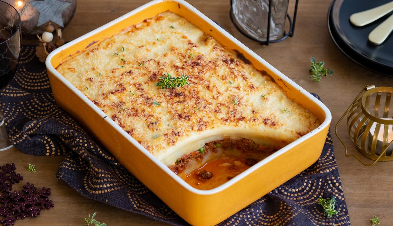 Pastel de carne al horno