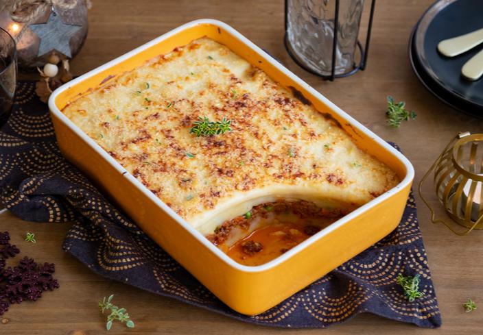 Pastel de carne al horno