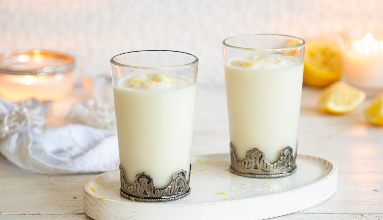 Sorbete de limón con cava