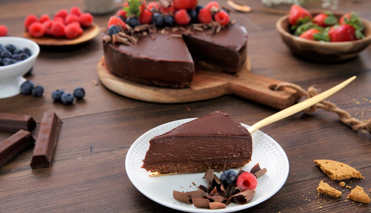 Tarta de chocolate sin horno