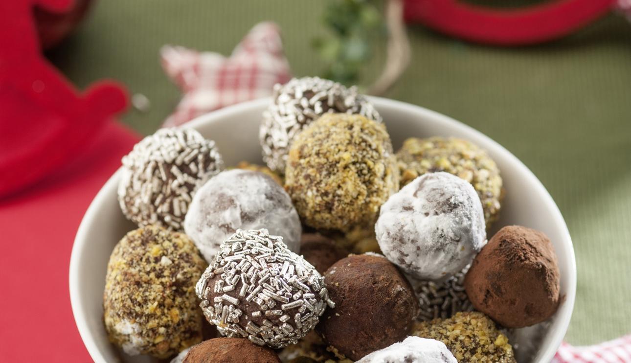 Trufas de chocolate con curry y chile con Thermomix©(TM31, TM5)