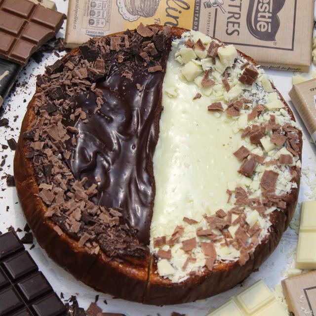 Postres con chocolate negro