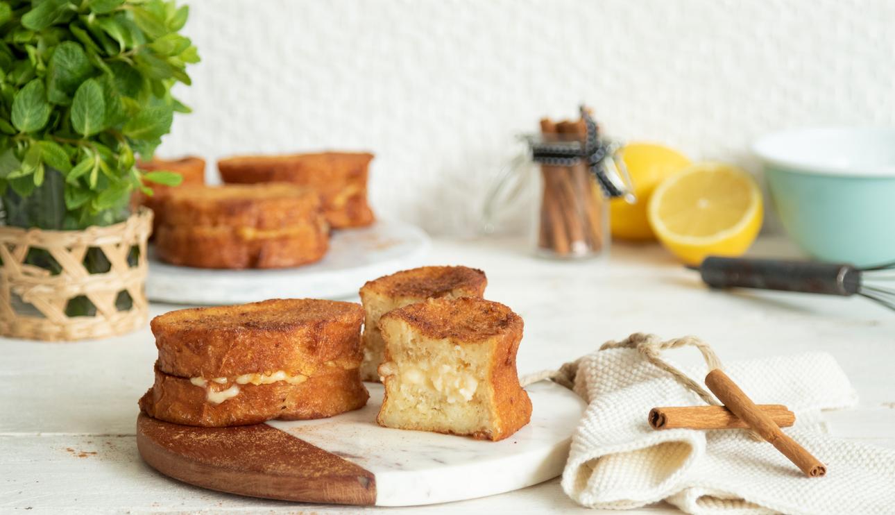 Torrijas con crema pastelera