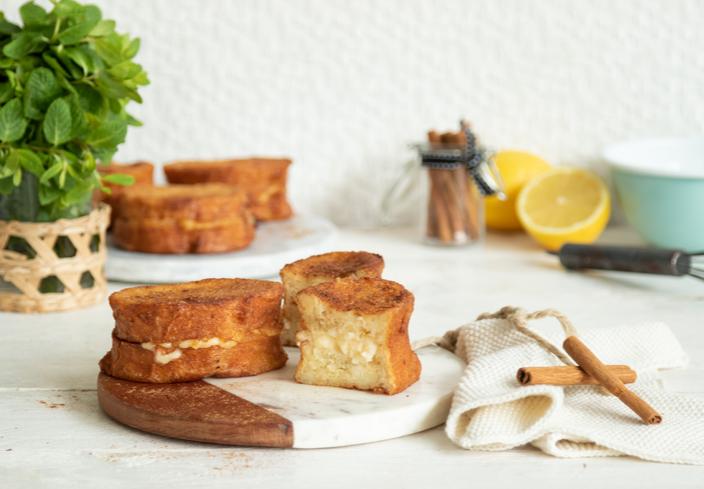 Torrijas con crema pastelera