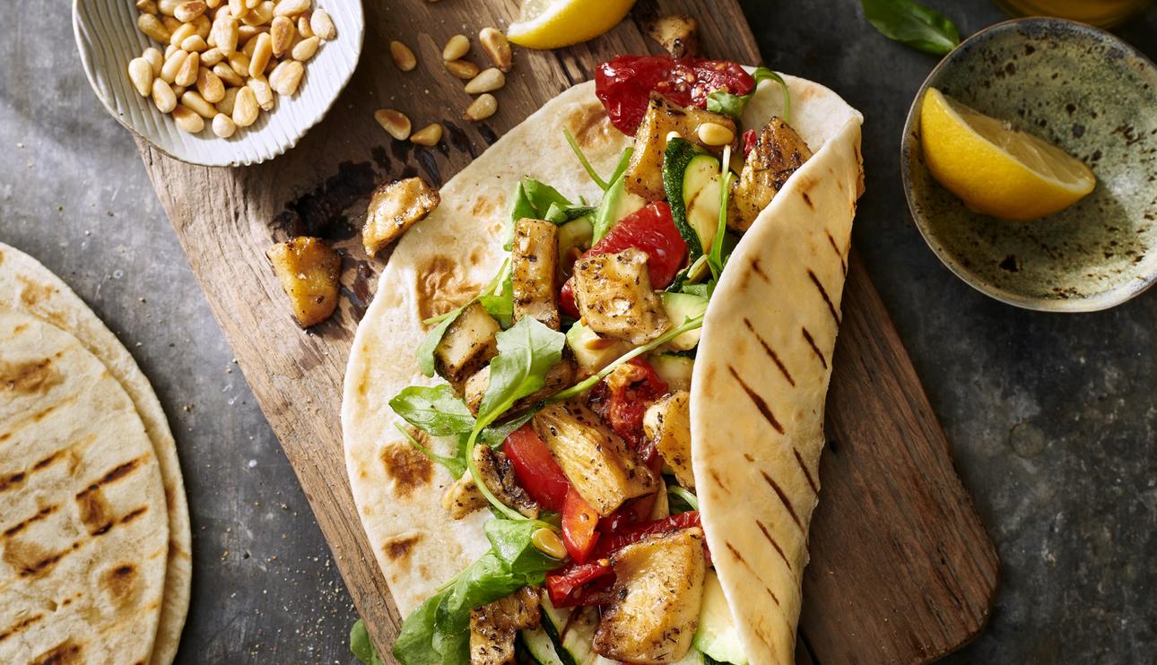 Wrap de Mediterranean Style Filet Pieces