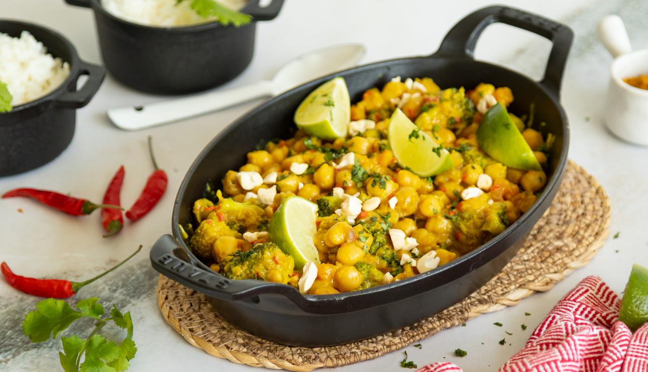 Curry de garbanzos
