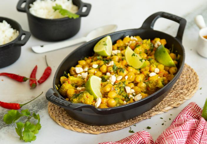 Curry de garbanzos