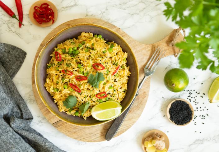 Arroz al curry