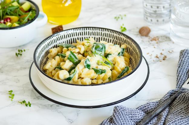 Pasta con salsa de coliflor