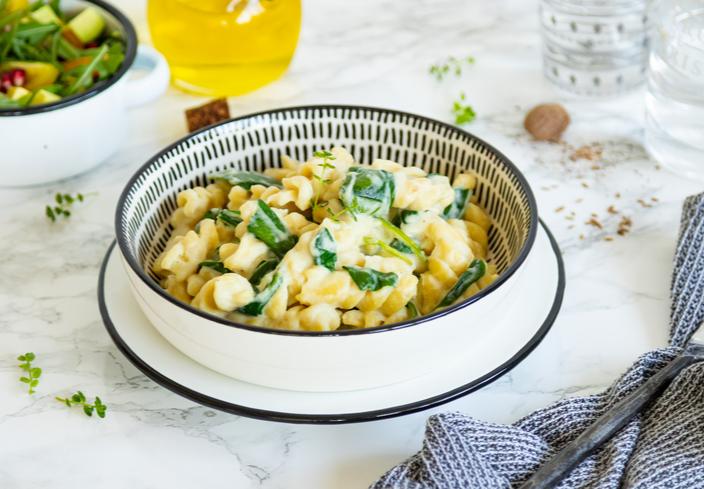 Pasta con salsa de coliflor