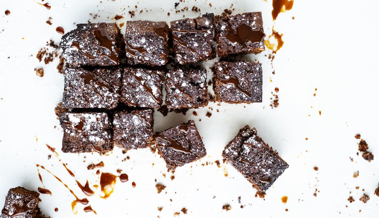 Brownie con caramelo con Thermomix©(TM6)
