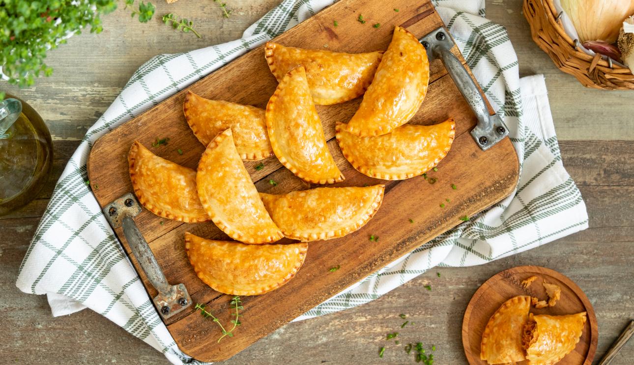 Empanadillas de bonito y verduras