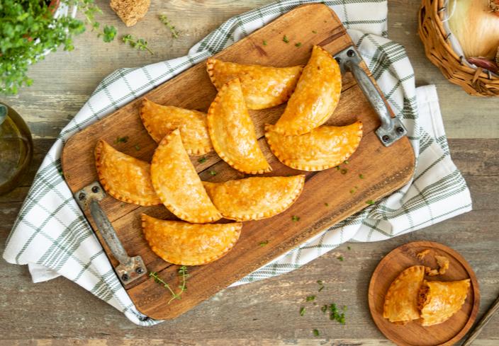 Empanadillas de bonito y verduras