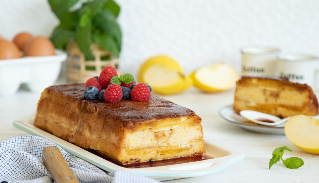 Pudding  de manzana