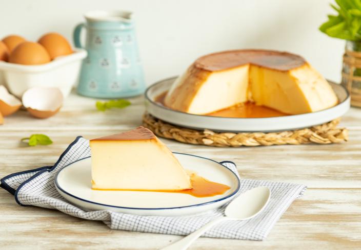 Flan en olla exprés