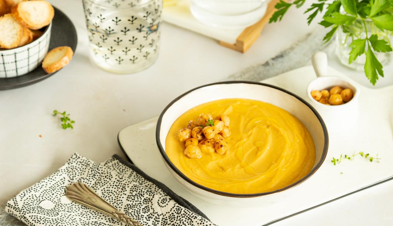 Crema de garbanzos