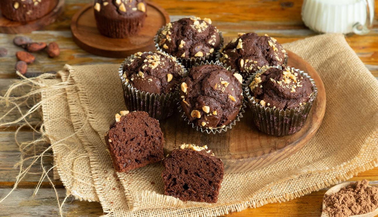 Magdalenas de cacao