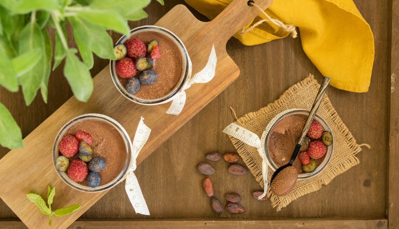 Mousse de cacao puro 100%