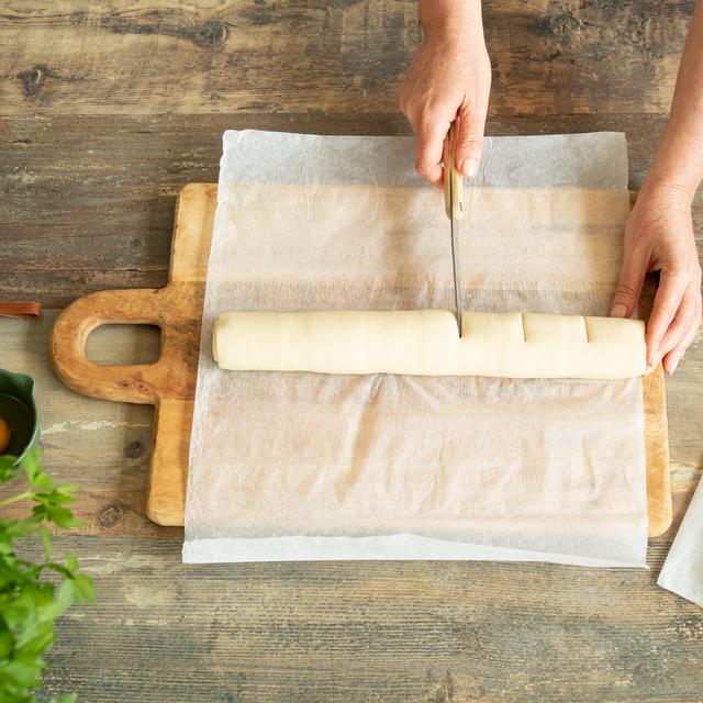 Hojaldre de jamón y queso