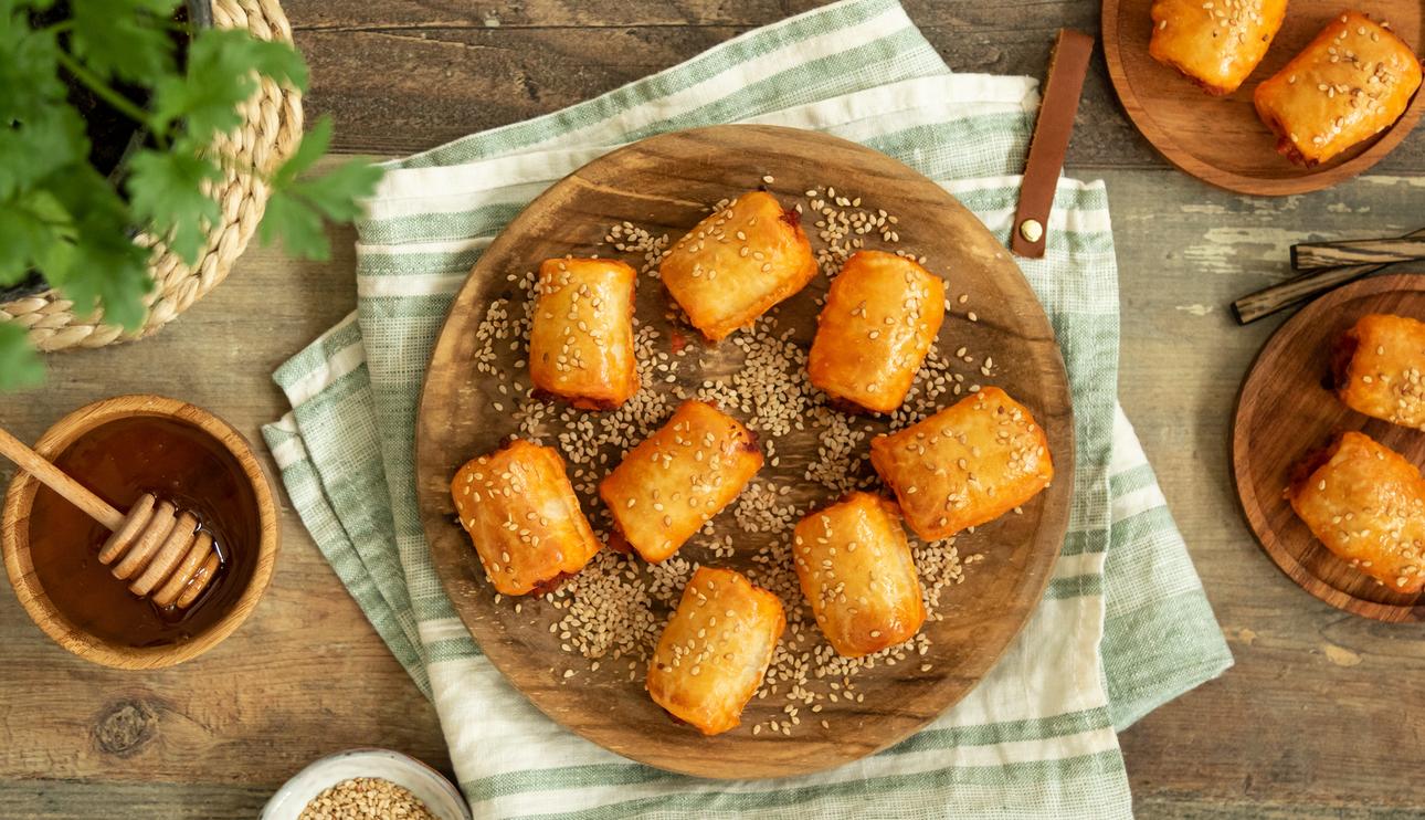 Canapés con sobrasada