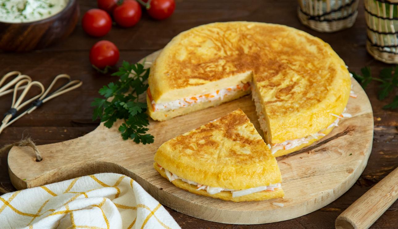 Tortilla rellena de Txaka