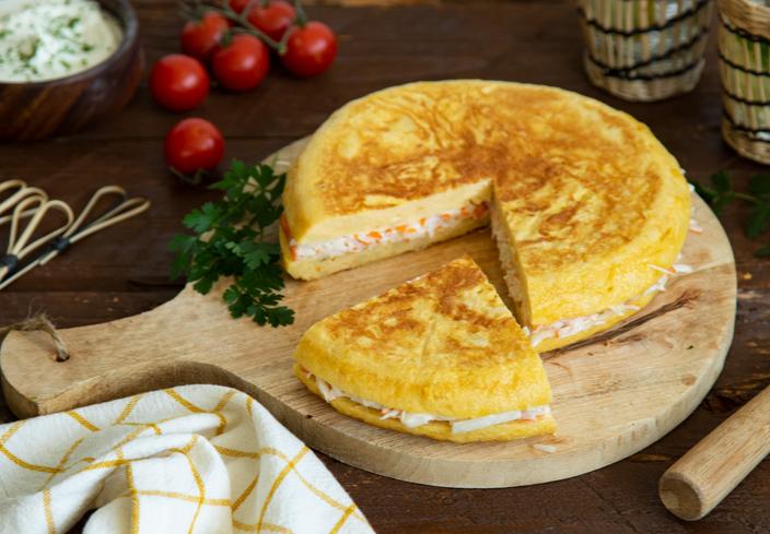 Tortilla rellena de Txaka
