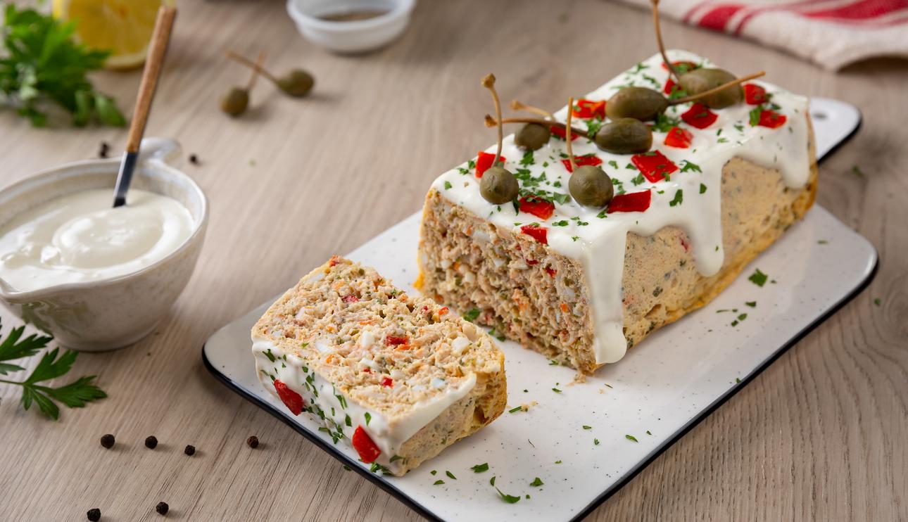 Pastel de atún al microondas