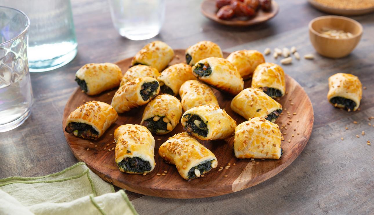 Hojaldritos vegetarianos