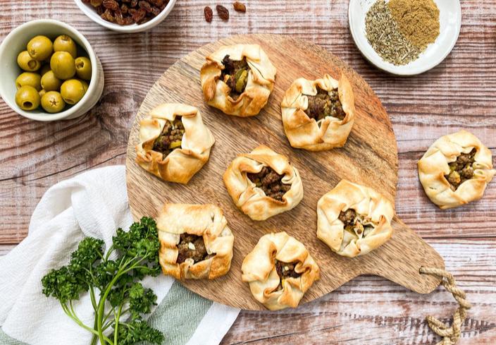 Saquitos criollos con obleas de empanadillas Thermomix©(TM6, TM5, TM31)