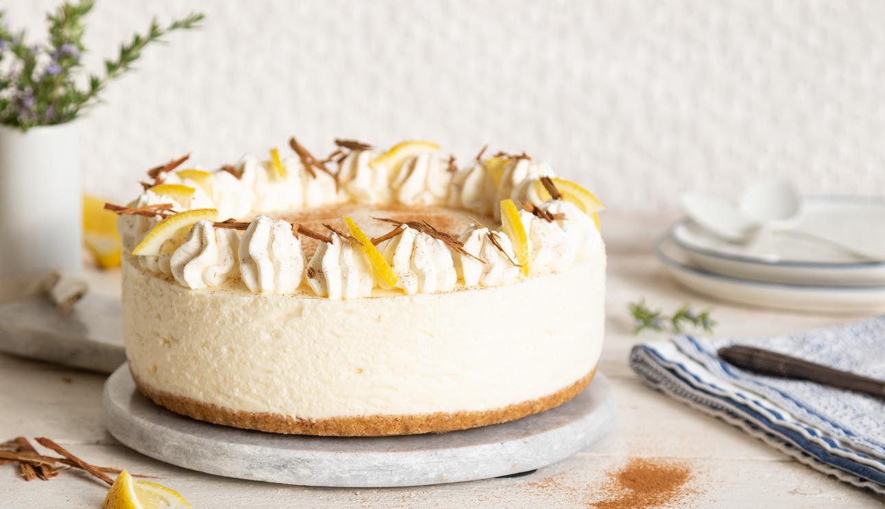 Tarta mousse de crema pastelera