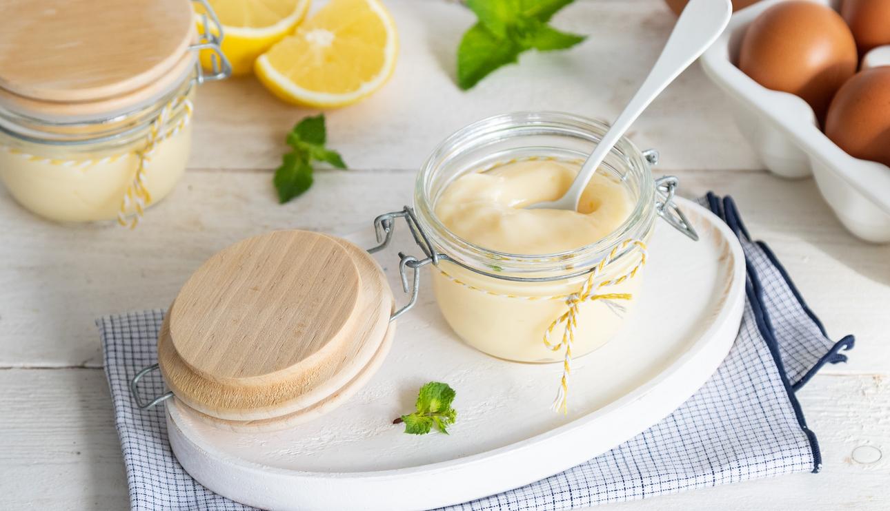 Crema pastelera de limón