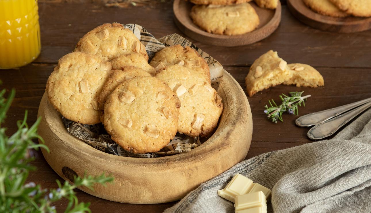 Cookies de chocolate blanco