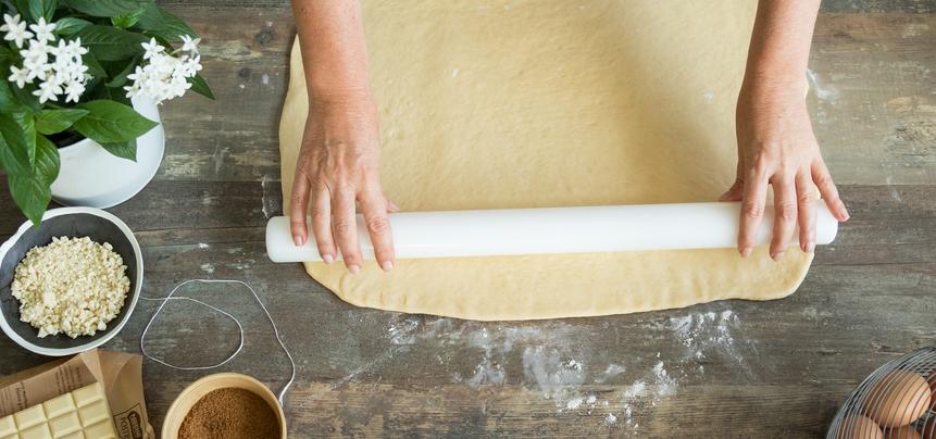 Cinnamon Rolls de chocolate blanco