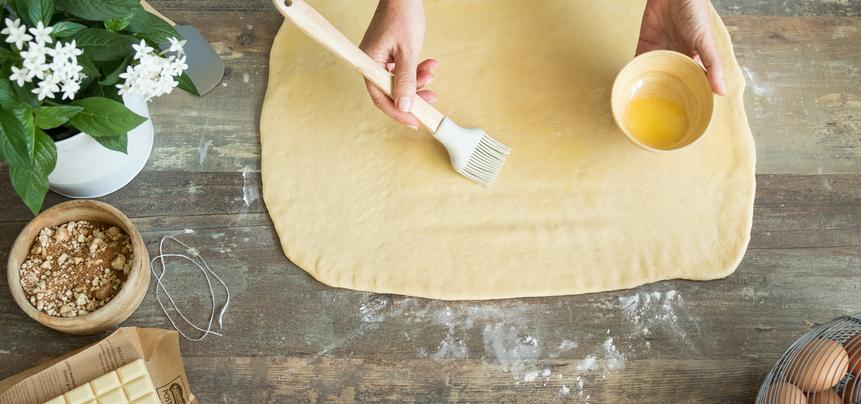 Cinnamon Rolls de chocolate blanco