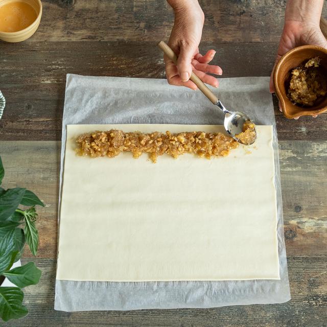 Hojaldre con cabello de ángel