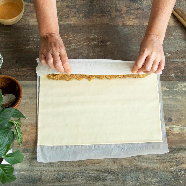 Hojaldre con cabello de ángel