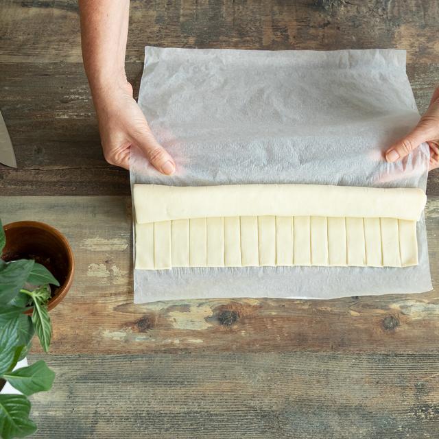 Hojaldre con cabello de ángel