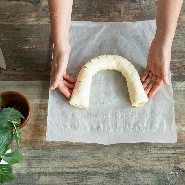 Hojaldre con cabello de ángel