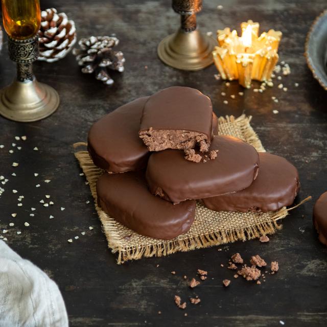 Postres con chocolate negro