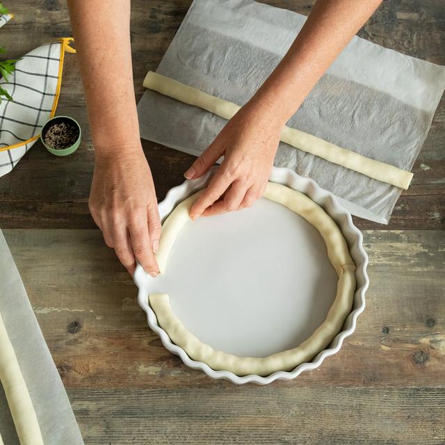 Hojaldre de salmón y espinacas