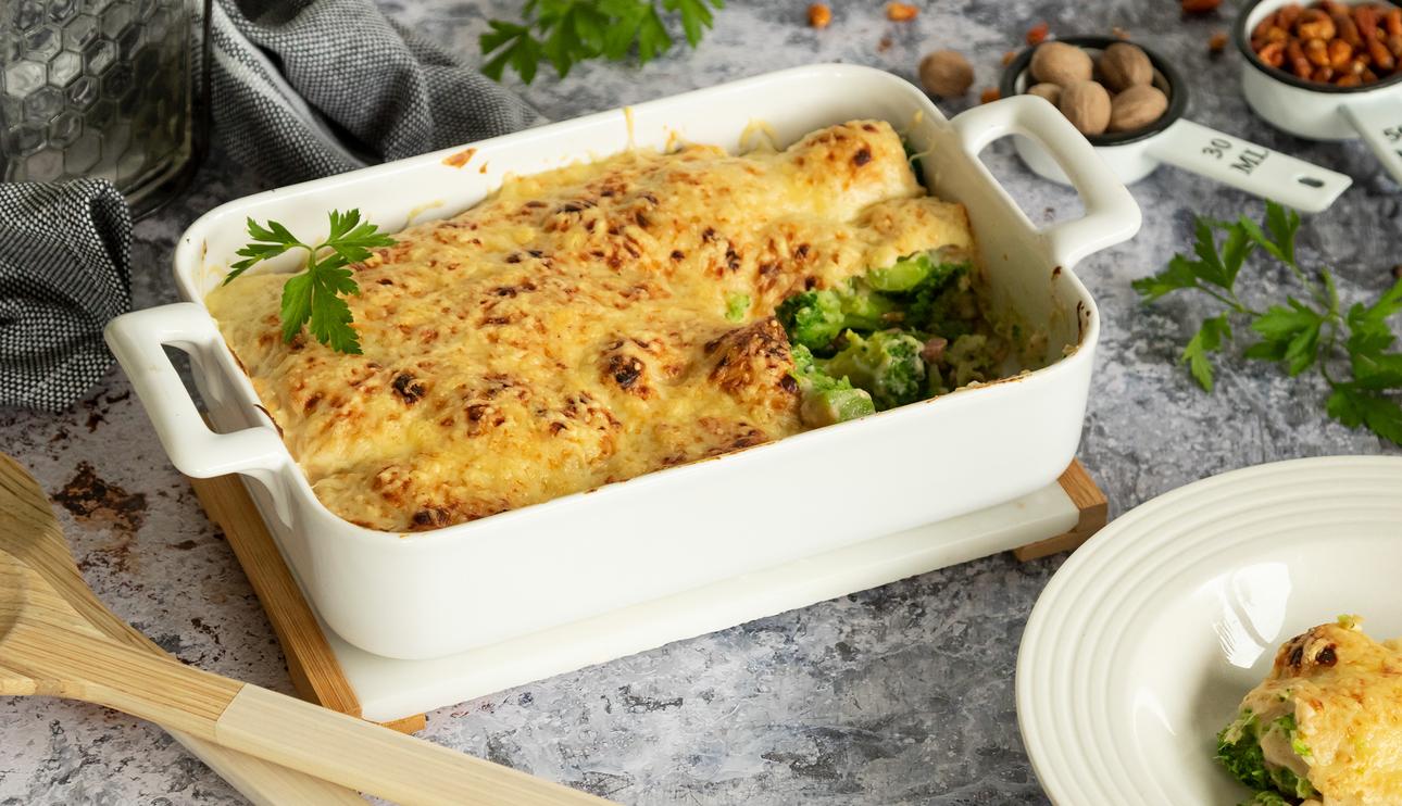 Brócoli con bechamel