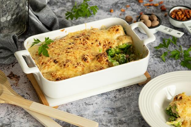 Brócoli con bechamel