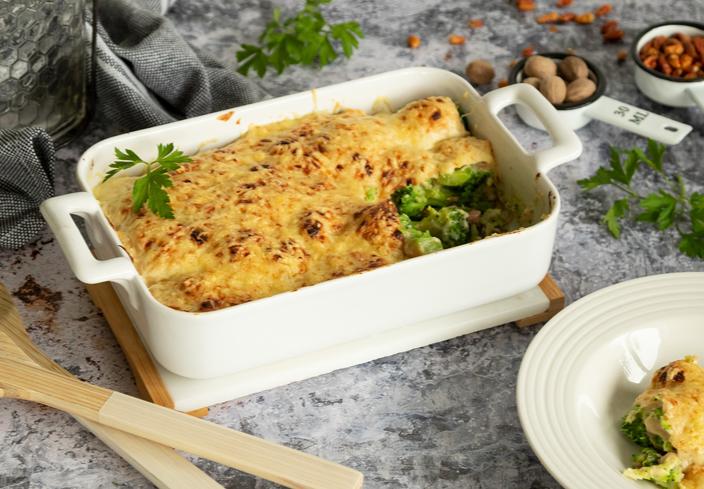 Brócoli con bechamel