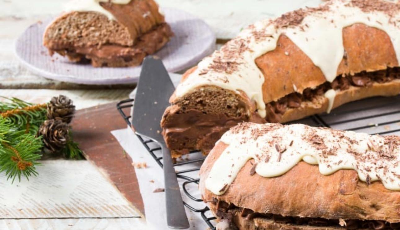Roscón en Thermomix® tres chocolates